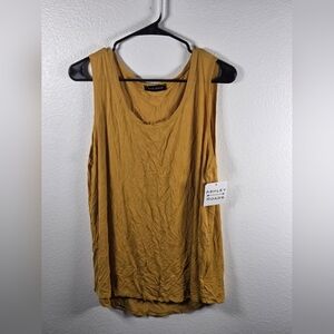 Ashley Roads Mustard Sleeveless Top